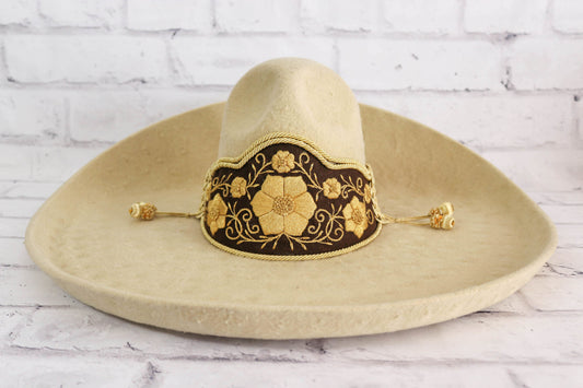 Tan Charro (MX 56) Crema Sombrero  Hat USA 7