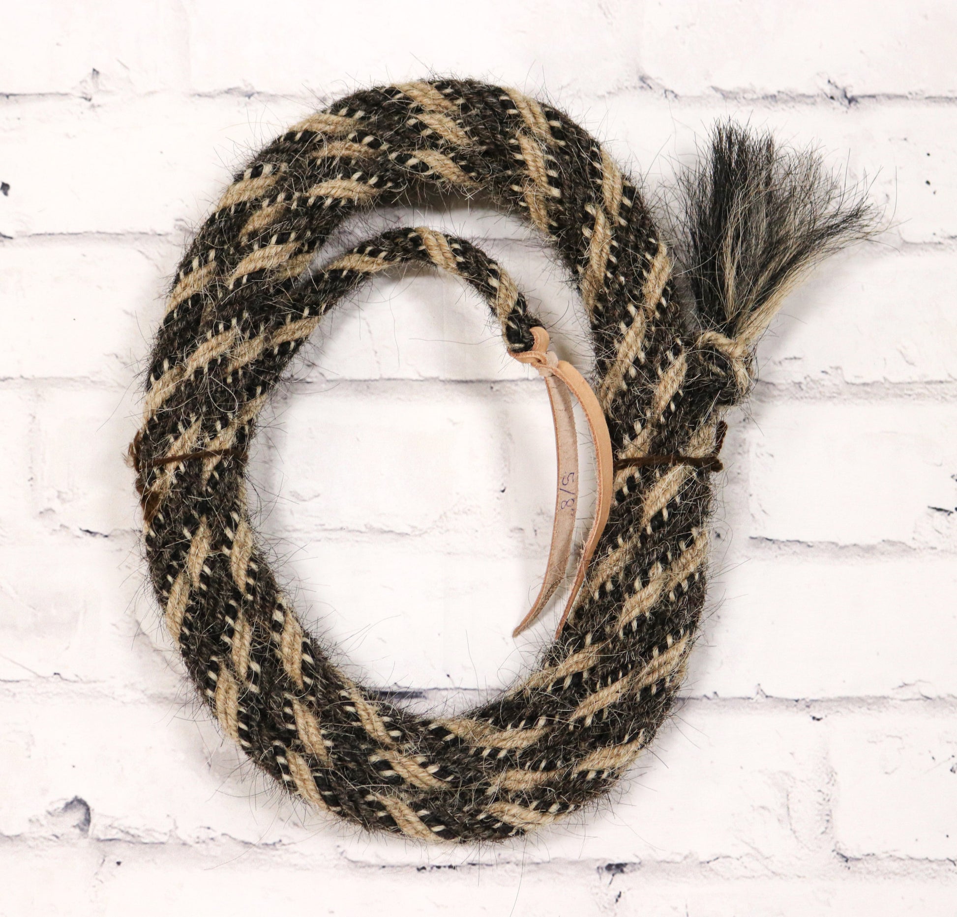 22ft Horse Hair Braided Mane Mecate Reins Popper MRoyal Saddles