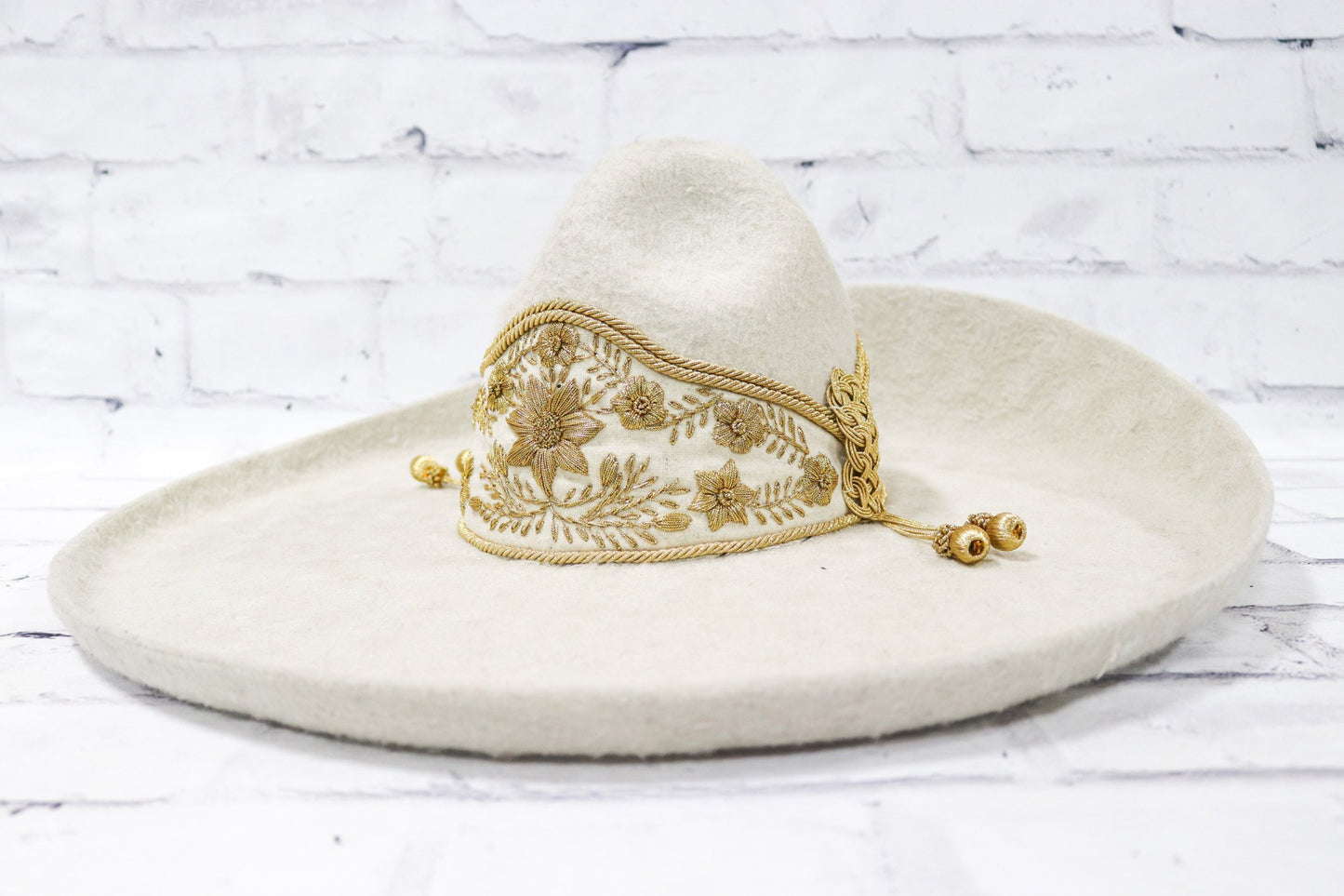 Sombrero Cream Charro Toquilla (MEX 57) Charro Hat