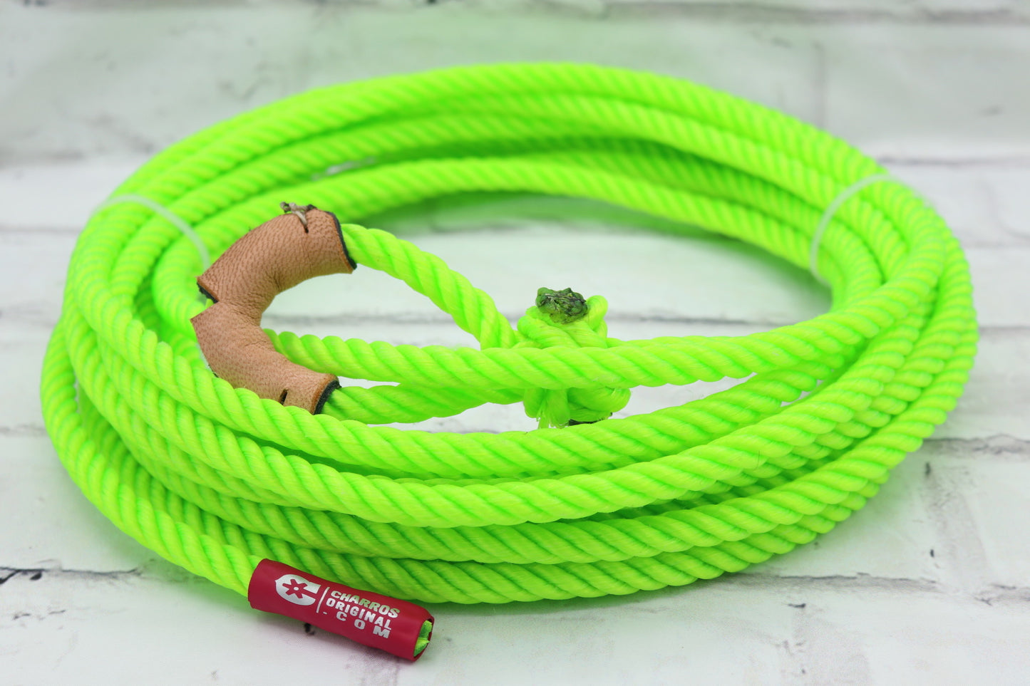 39 ft Limon Verde Charro Soga Para Florear Mexican Lime Green Trick Rope