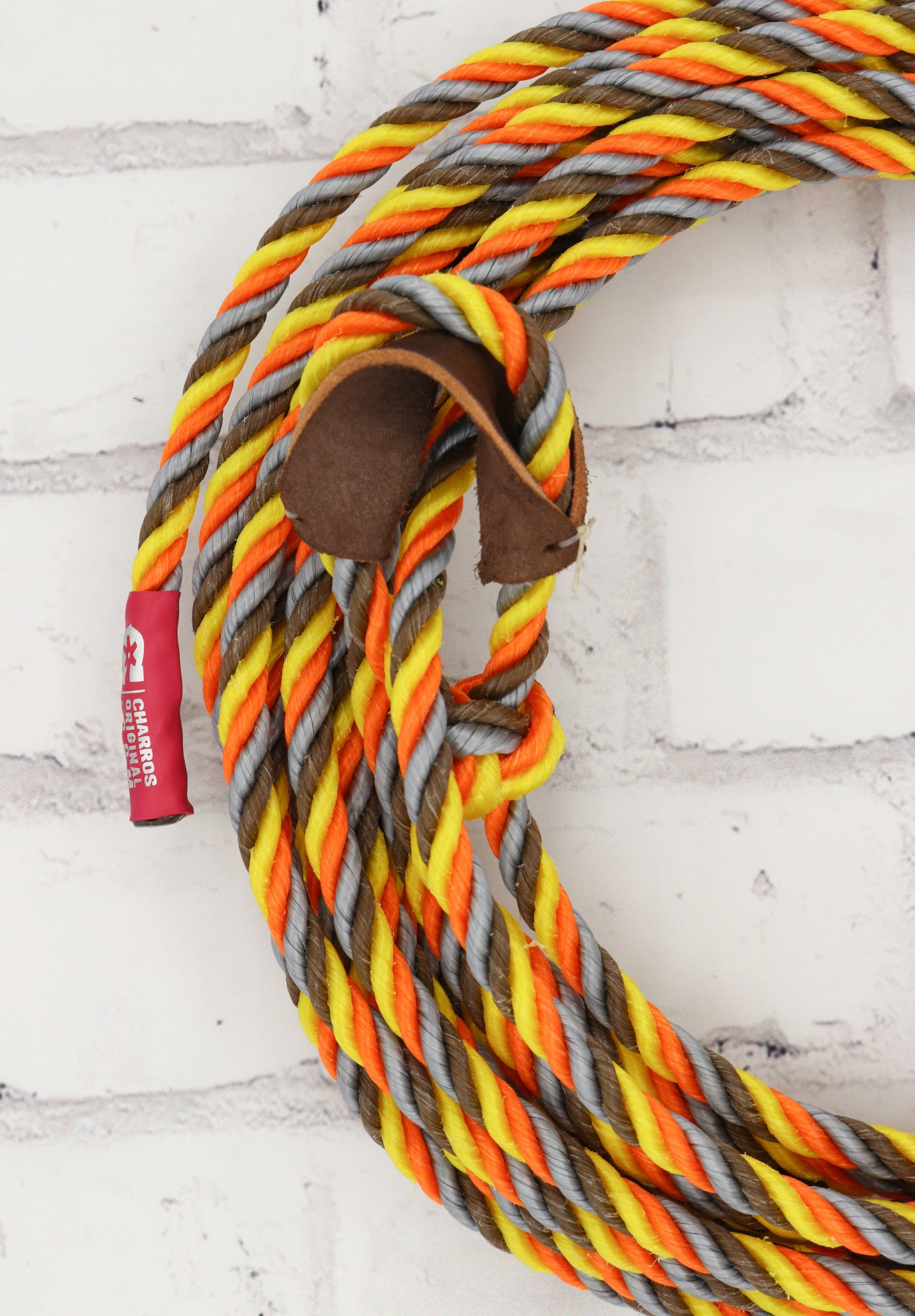 39 FT. Charro Trick Rope Yellow/Orange/Brown Soga Para Florear