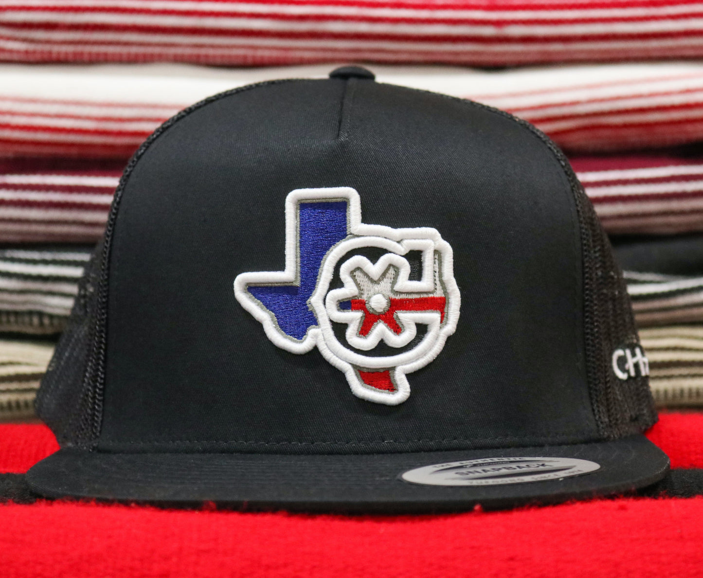 Black "Tejas" Charro Original Trucker Hat