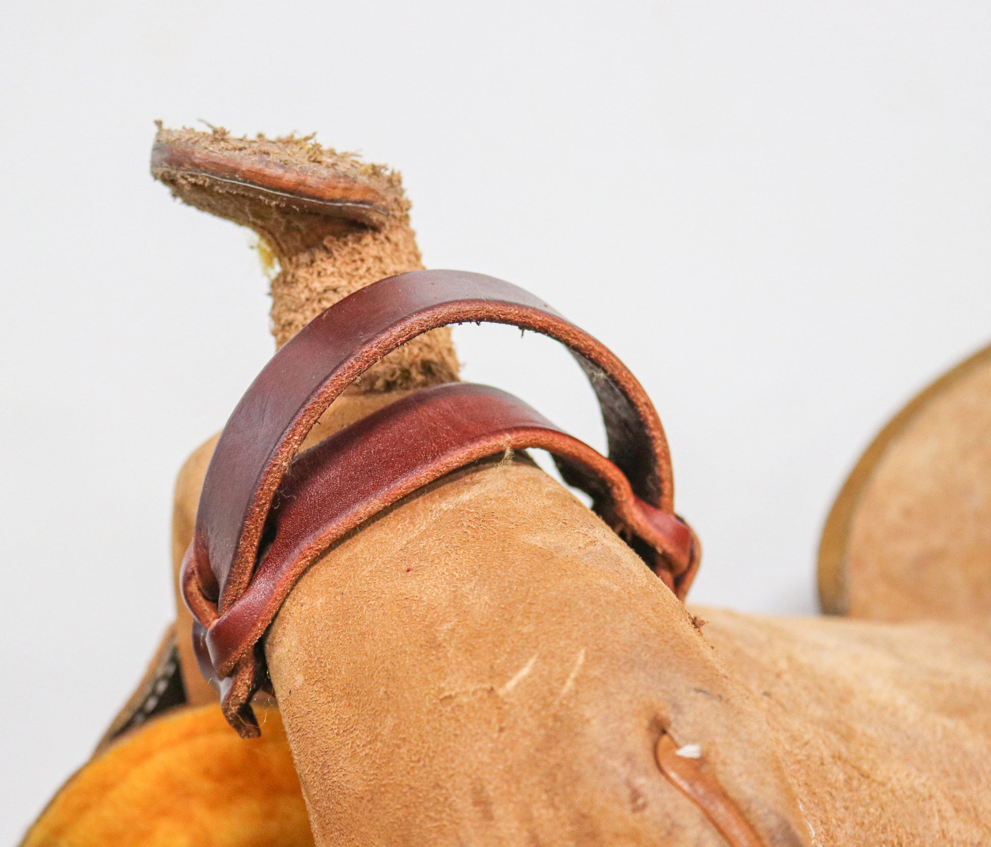 Latigo Leather Horse Cowboy Night Latch Saddle Handle MRoyal Saddles