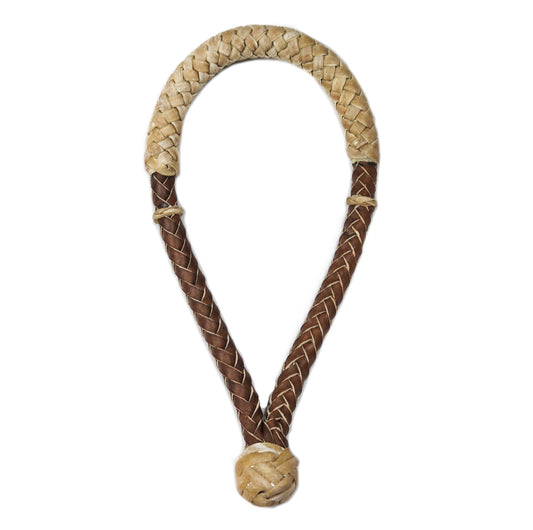 Brown Braided Rawhide Leather Horse Bosal Cable Core