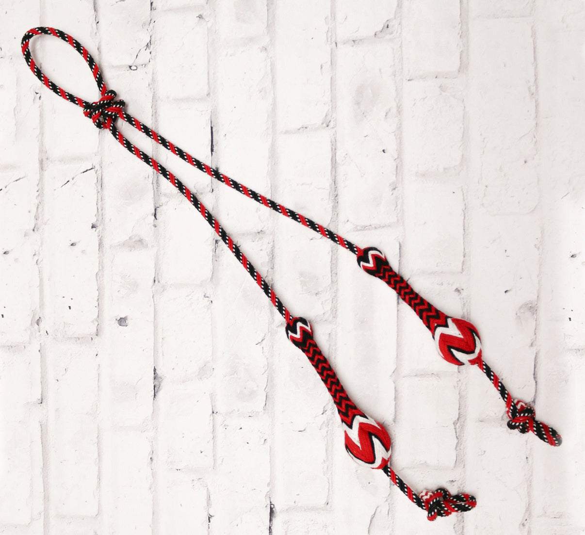 Red Riendas Charras Gruesas Charro Reins Charreria - M - Royal Saddles - Charro Reins